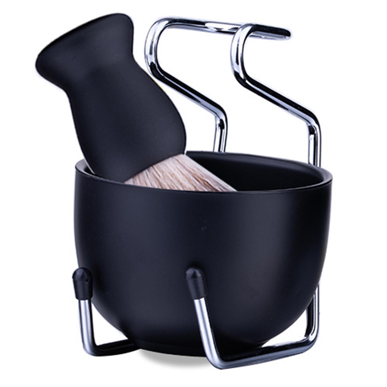 Shaving Brush Set Bowl Stand Brush Present for Home Mustache Thanksgiving