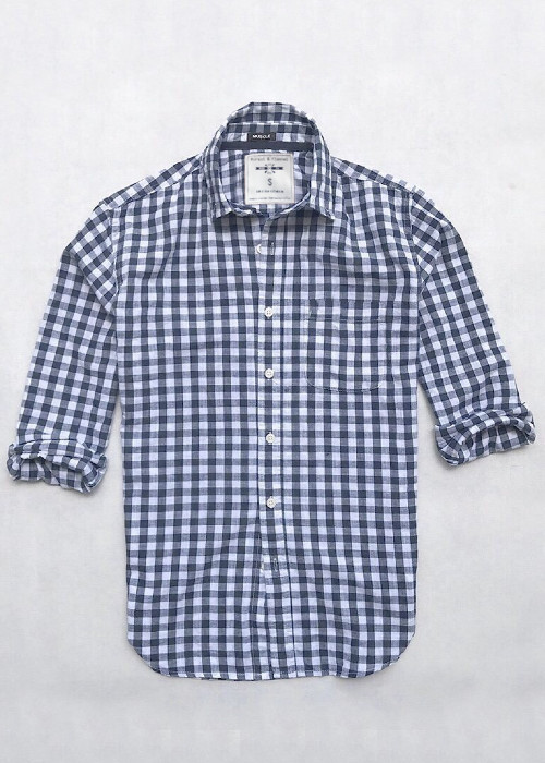 Áo sơ mi caro nam tay dài kẻ sọc vải Oxford cao cấp trắng phù hợp công sở Nexx &amp; Dee 02