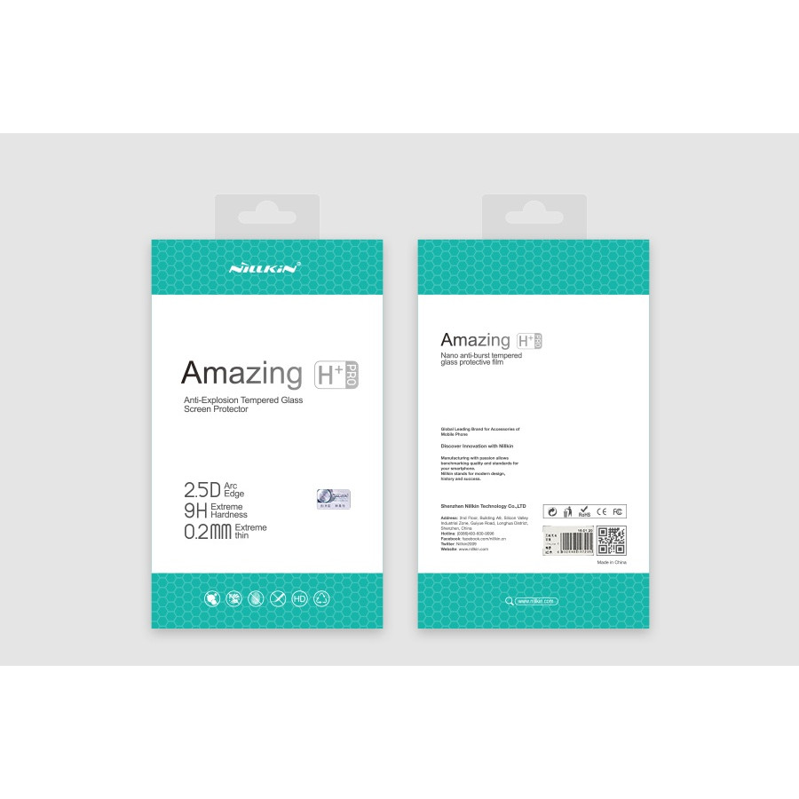 Kính cường lực Nillkin Amazing H+ Pro dùng cho Xiaomi Redmi Pro - Chính hãng