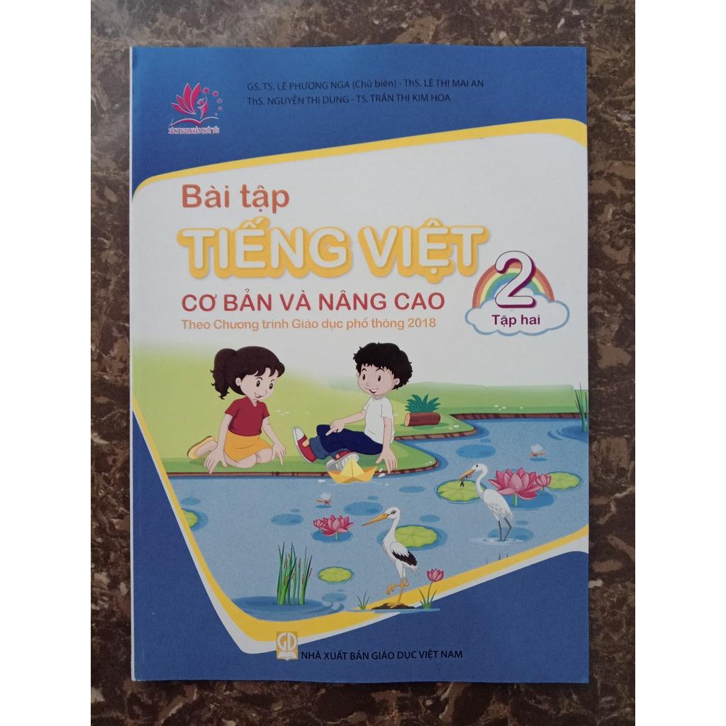 Sách - Bài tập Tiếng Việt cơ bản và nâng cao lớp 2 tập 2 - Theo chương trình giáo dục phổ thông 2018