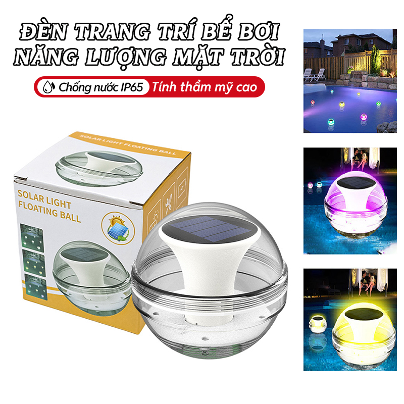 Đèn trang trí năng lượng mặt trời nổi nước, tích kiệm điện, bóng siêu sáng, chống thấm nước - DA3072