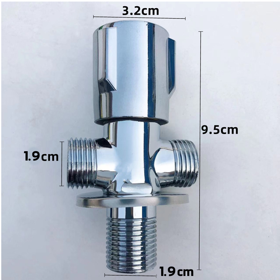 Van T Cầu, Van Chia Nước Bồn Cầu Vòi Xịt, Van Giảm Áp, Van Khóa Nước Inox Lõi Đồng Cao Cấp Nhà Tắm Nhà Bếp Legaxi