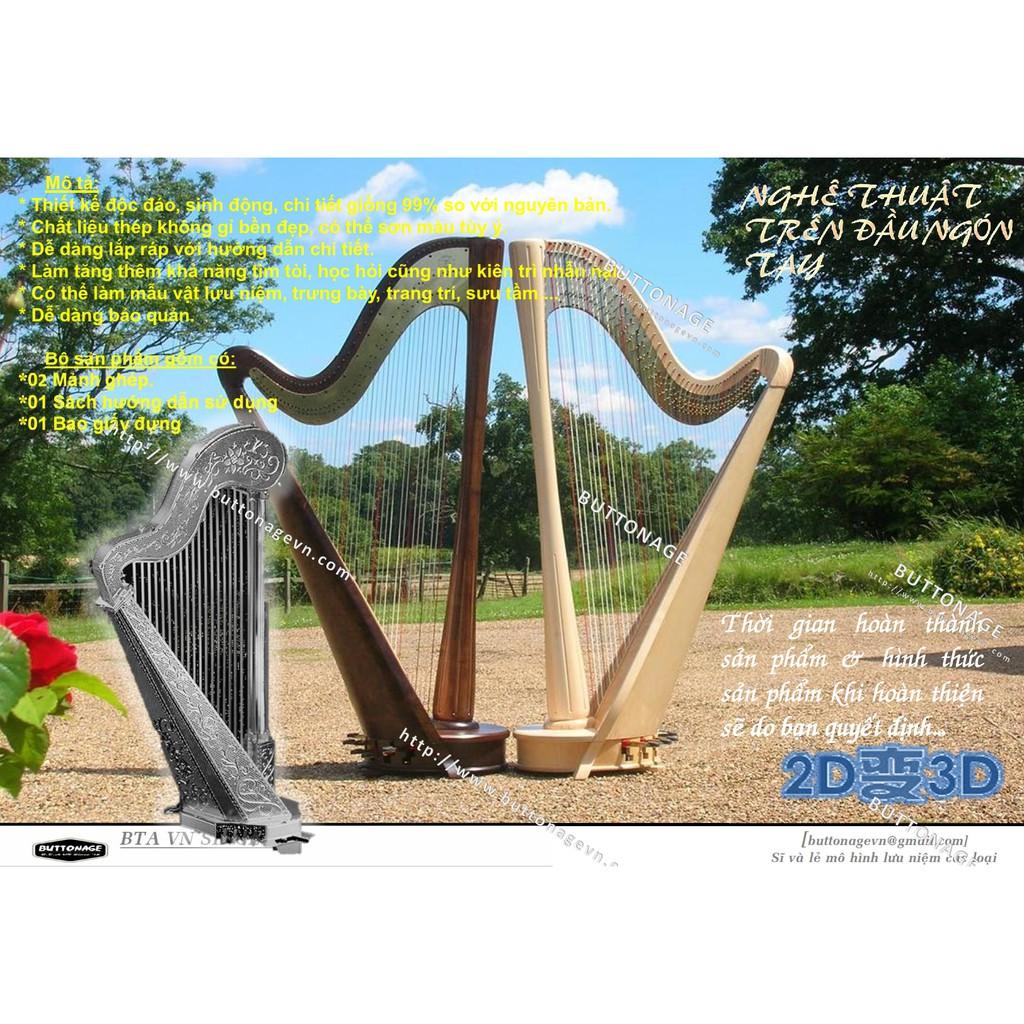 Mô Hình Lắp Ráp 3d Đàn Hạc