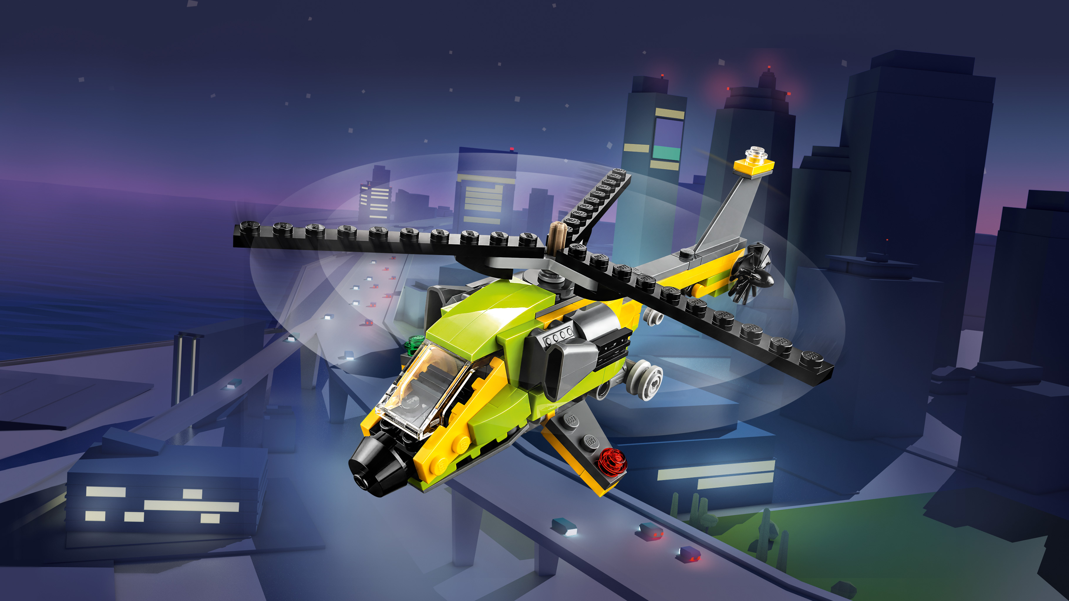 Mô hình Lego Creator - Trực Thăng Thám Hiểm 31092