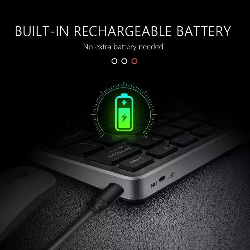 Bộ Bàn Phím Và Chuột Không Dây Sạc Được Inphic V780