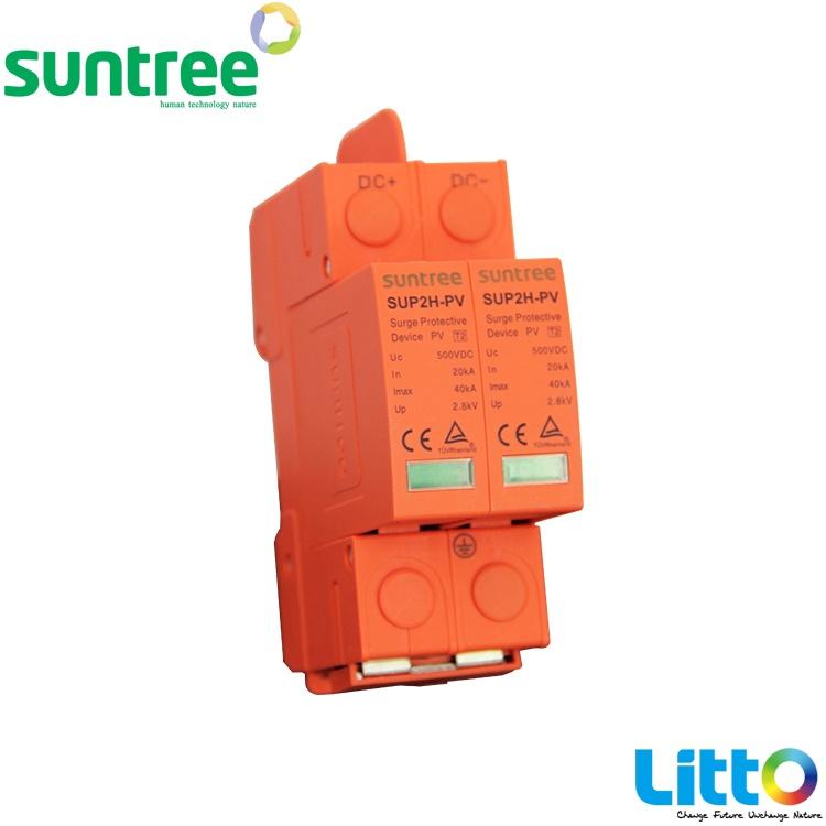 CHỐNG SÉT DC SUNTREE 2P 500VDC, 2P 800VDC (NEW DC SURGE PROTECTOR) - Hàng Chính Hãng