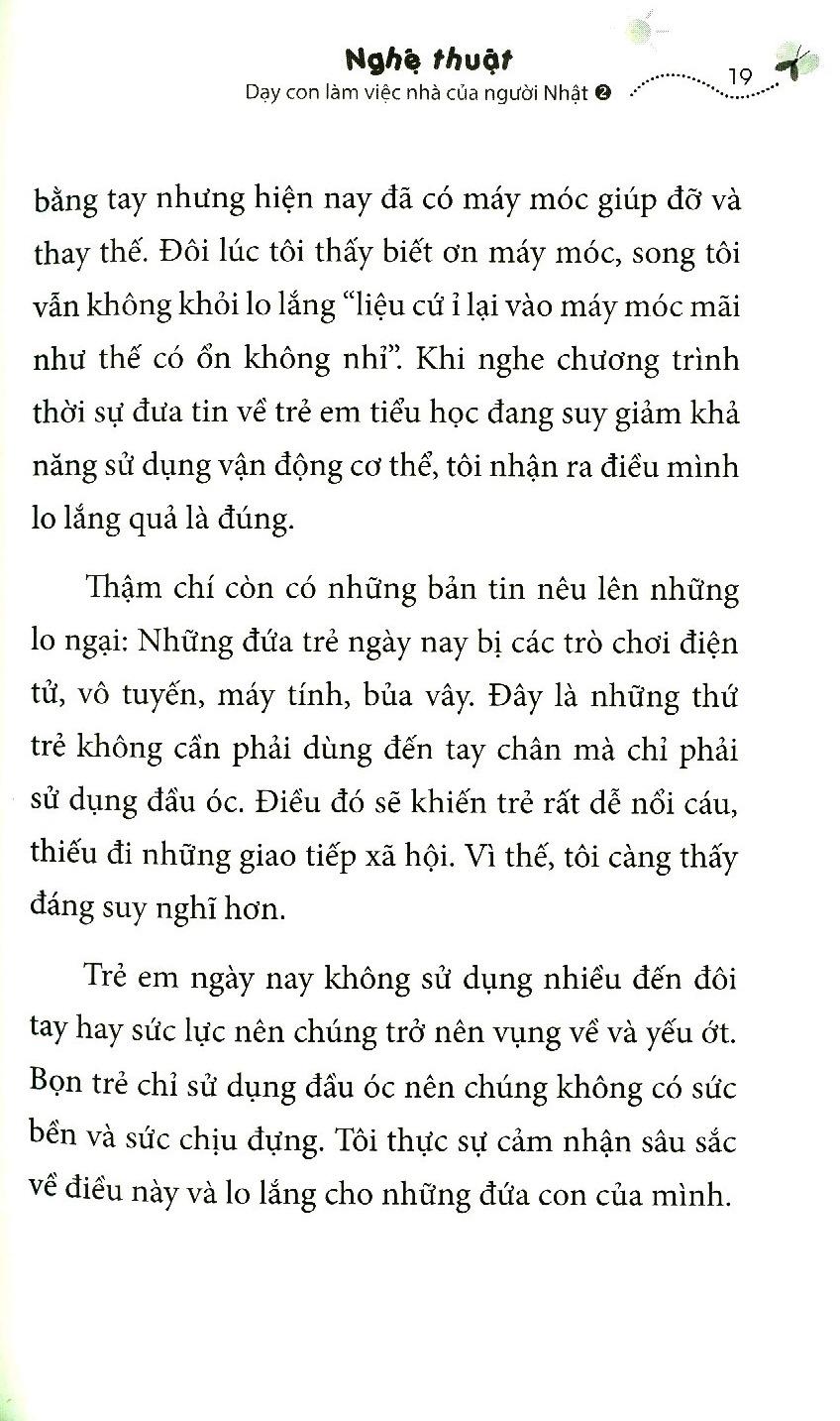Sách Nghệ Thuật Dạy Con Làm Việc Nhà Của Người Nhật (Tập 2) - ảnh 8