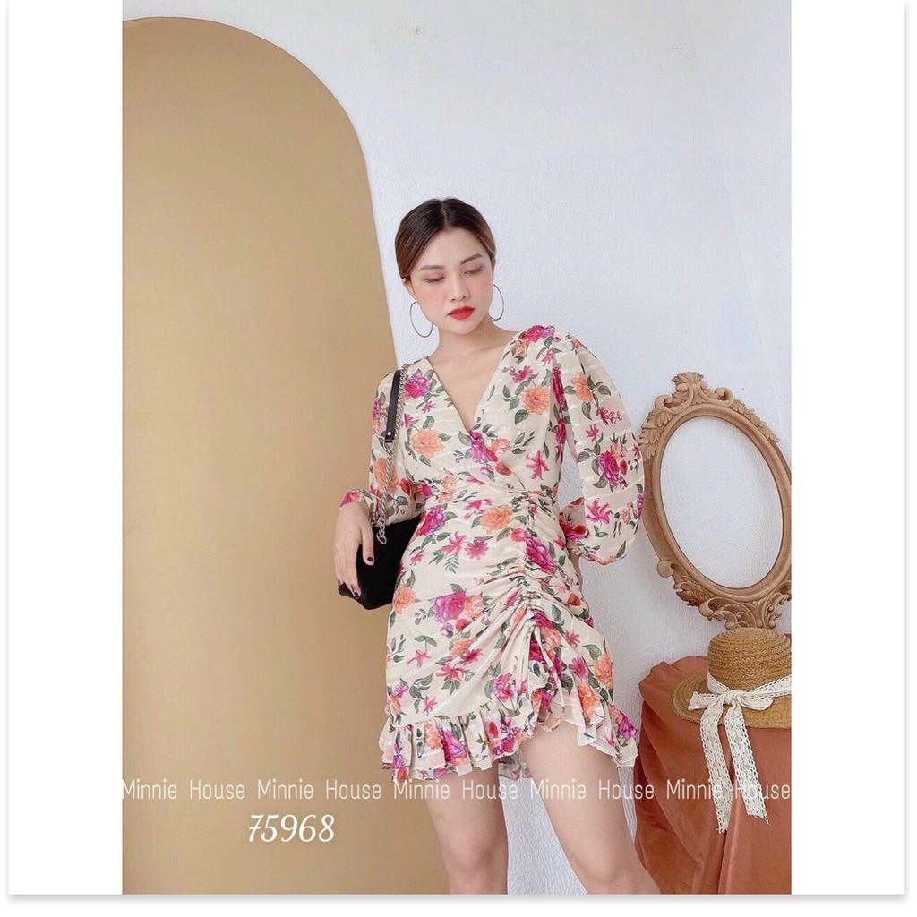 ĐẦM VOAN NHẬT HỌA TIẾT HOA LỤA SIÊU XINH , SIÊU ĐẸP , TÔN DÁNG CHO CÁC CHỊ EM THỜI TRANG MỚI KINGSHOP79