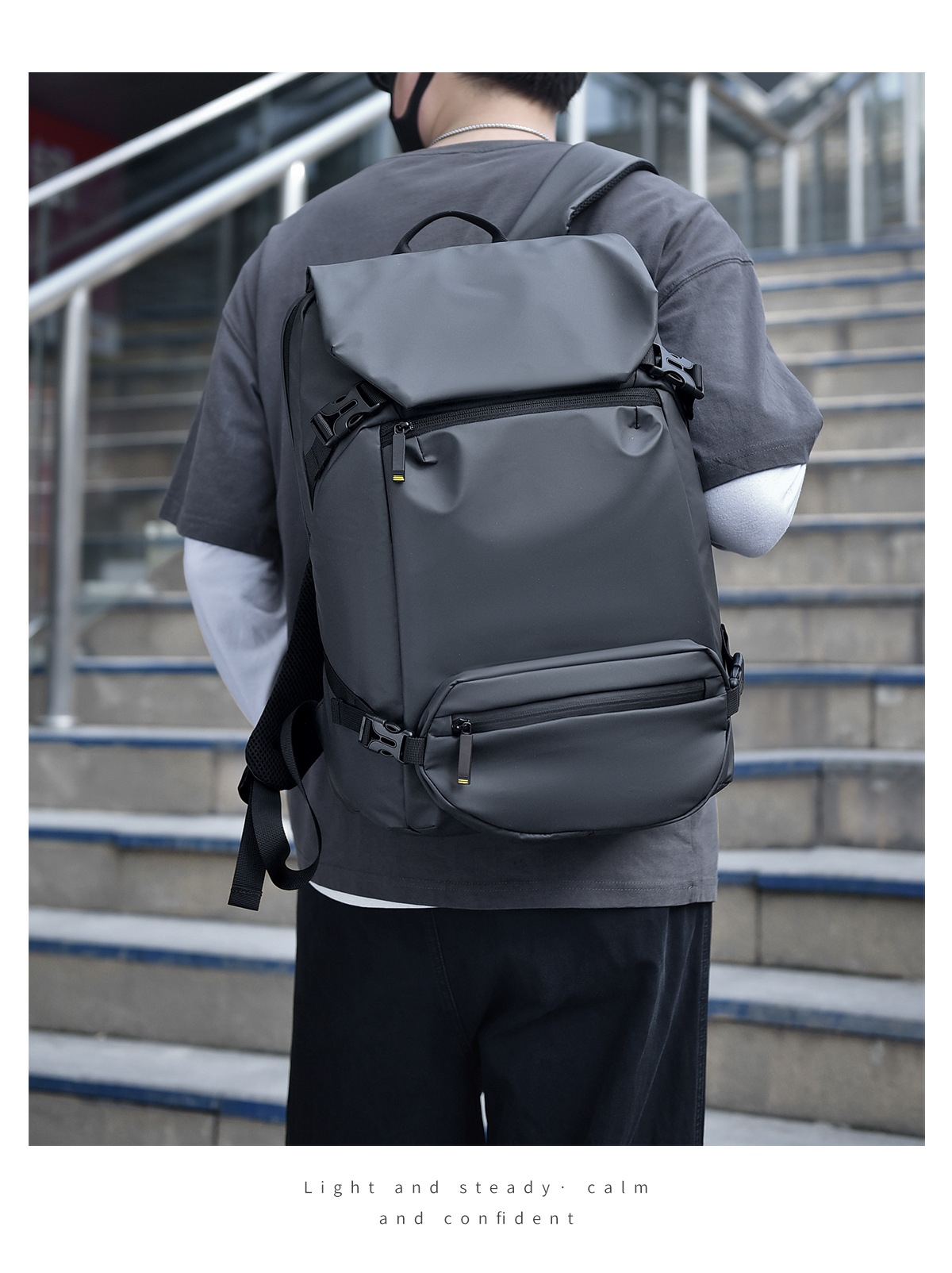 Balo laptop (15.6 inch) phong cách hiện đại - BEE GEE BLLT9099