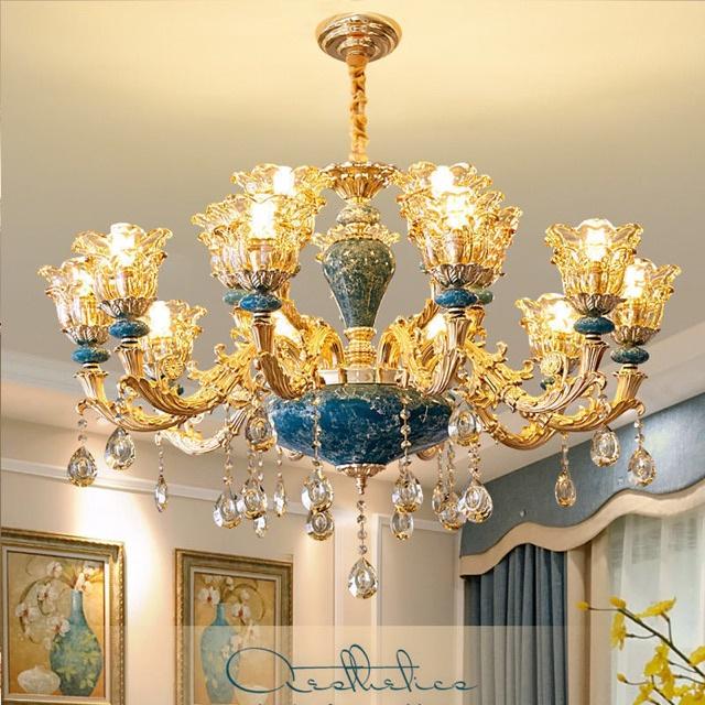 Đèn Chùm Thả Trần Pha Lê Phong Cách Tân Cổ Điển,Trang Trí Phòng Khách,Ngủ,Nhà Hàng,Sảnh Khách Sạn,Spa