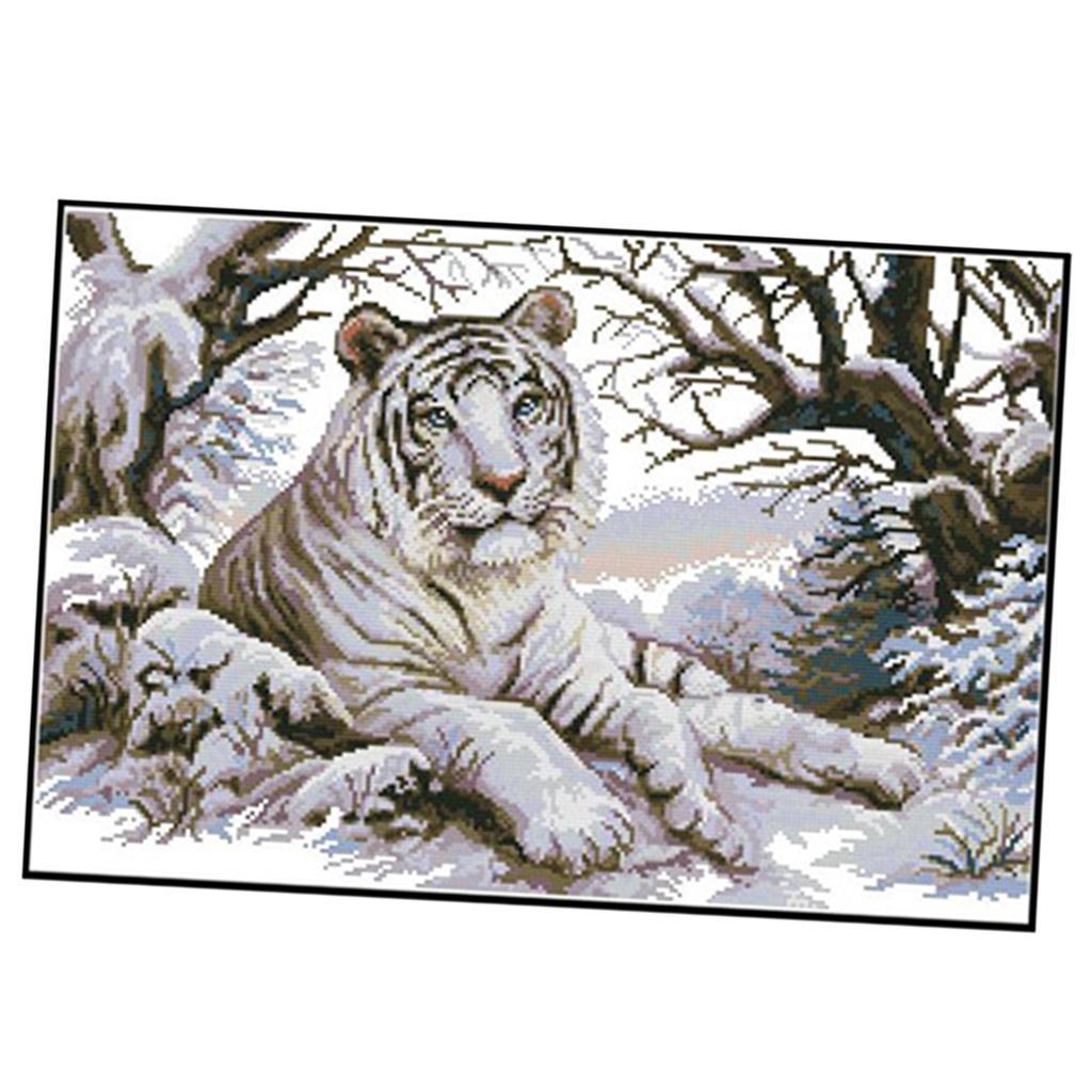 DIY Stamped White Stitch Kits Counted Embroidery Kits For Beginners