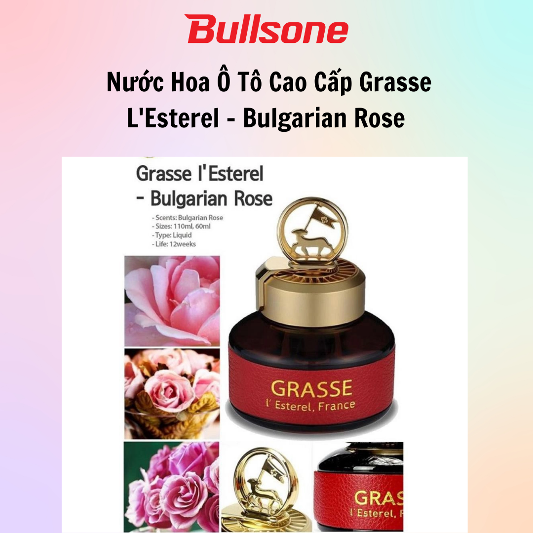 Nước Hoa Grasse L'Esterel - Bulgarian Rose Bullsone HQST30 - Hàng Chính Hãng