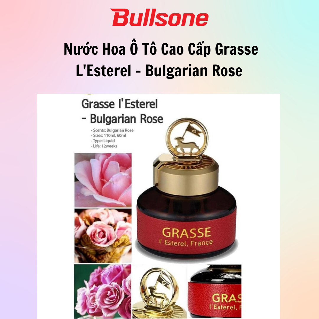 Nước Hoa Grasse L'Esterel - Bulgarian Rose Bullsone HQST30 (110ml) - Hàng Chính Hãng