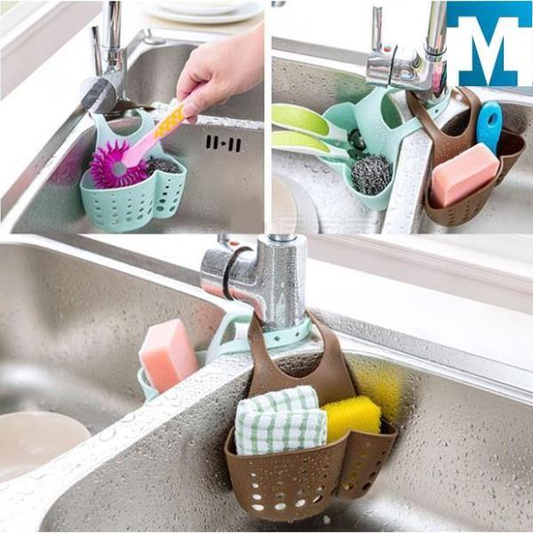 Giỏ nhựa dẻo đựng đồ ở bồn rửa bát