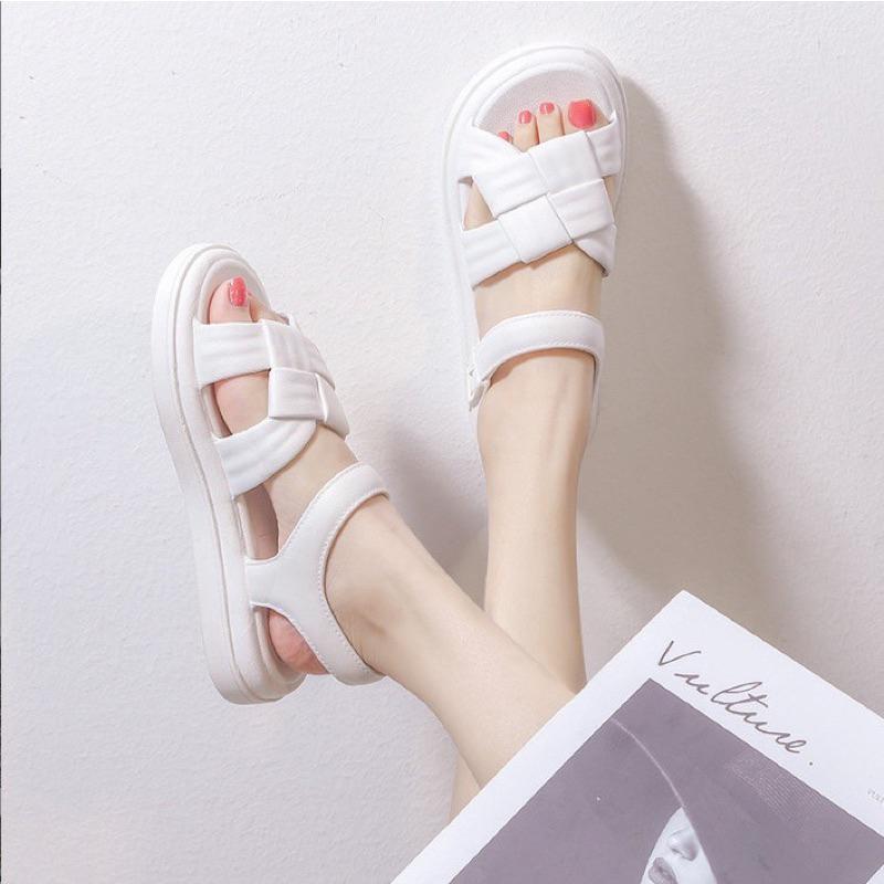 Dép nữ ,dép Sandal Nữ Quai Ngang Đan Chéo Siêu Nhẹ, dép nữ