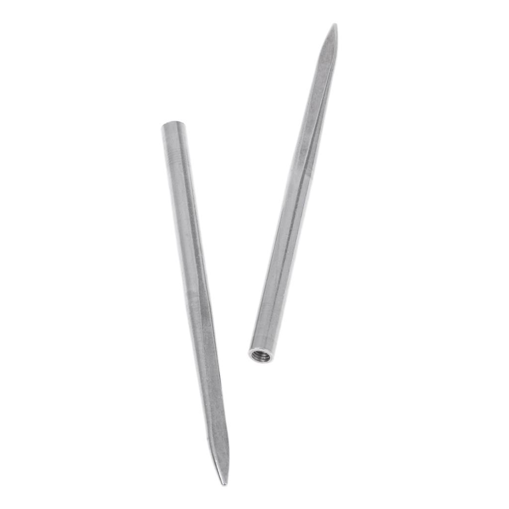 3-4pack 2pcs Stainless Steel Paracord Fid Lacing Stitching Needles Outdoors
