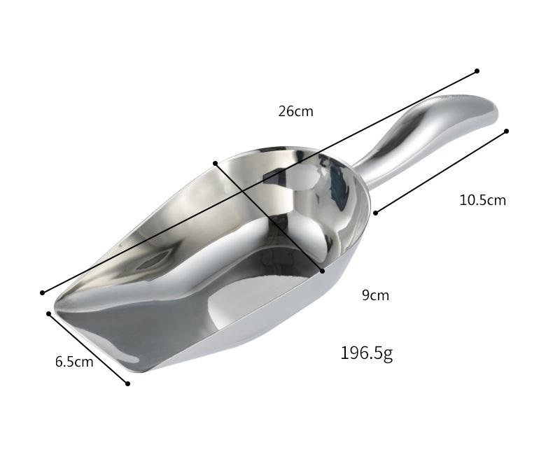 Dụng cụ xúc đá inox - 26x6.5cm 196.5g