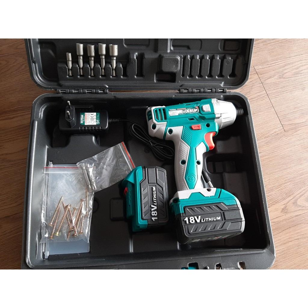 MÁY VẶN SIẾT VÍT DÙNG PIN LION 18V TOTAL  TIDLI228181 - HÀNG CHÍNH HÃNG