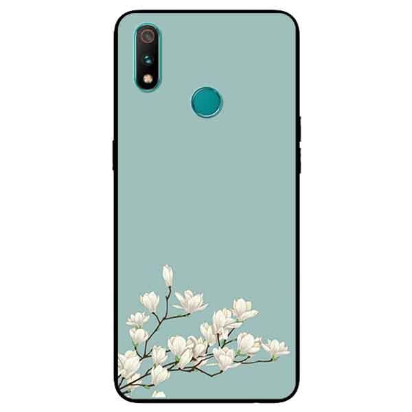 Ốp Lưng in cho Realme 3 Mẫu Hoa Khô - Hàng Chính Hãng