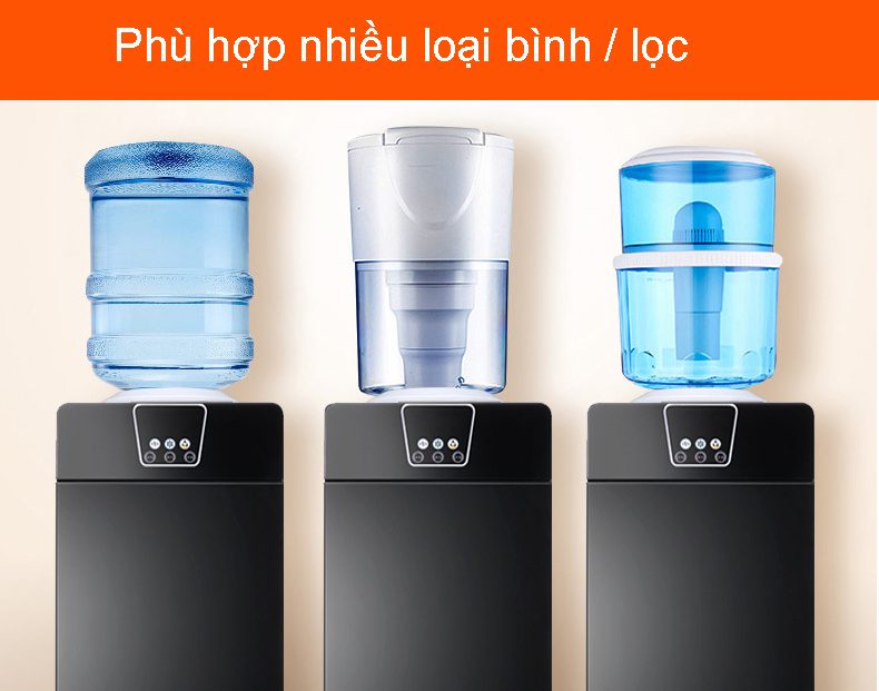 Cây nước nóng lạnh BL08 có ngăn chứa đồ, ĐỘ ỒN THẤP - cây nóng lạnh bình chứa inox Công nghệ chống đun khô kép, mật độ mút giữ nhiệt cao