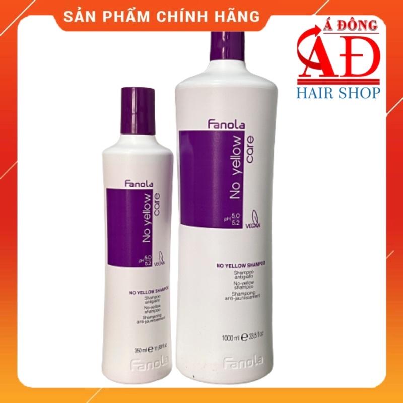 [VAT] DẦU GỘI FANOLA NOYELLOW KHỬ VÀNG CHO TÓC TRẮNG BẠCH KIM SILVER MẪU MỚI 350ml/1000ml