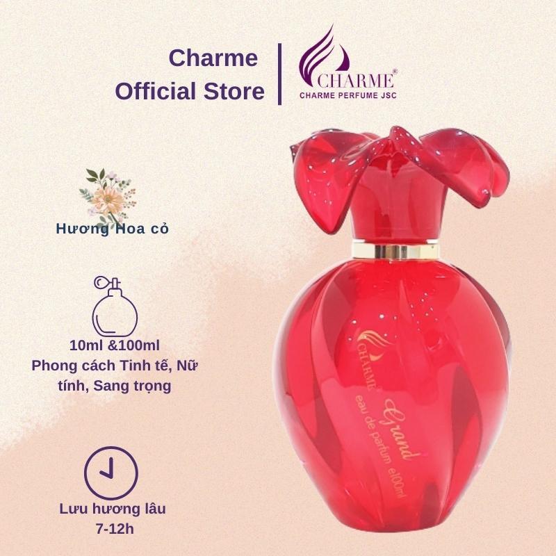 Nước hoa nữ cao cấp, Charme Grand, lưu hương lâu, hương hoa cỏ nhẹ nhàng, nữ tính, 100ml