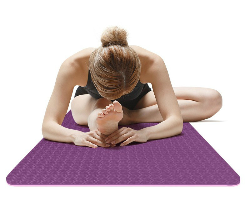 Thảm Tập Yoga 2 Lớp FUNU IN Hoa Văn- Giao Màu Ngẫu Nhiên- Chính Hãng