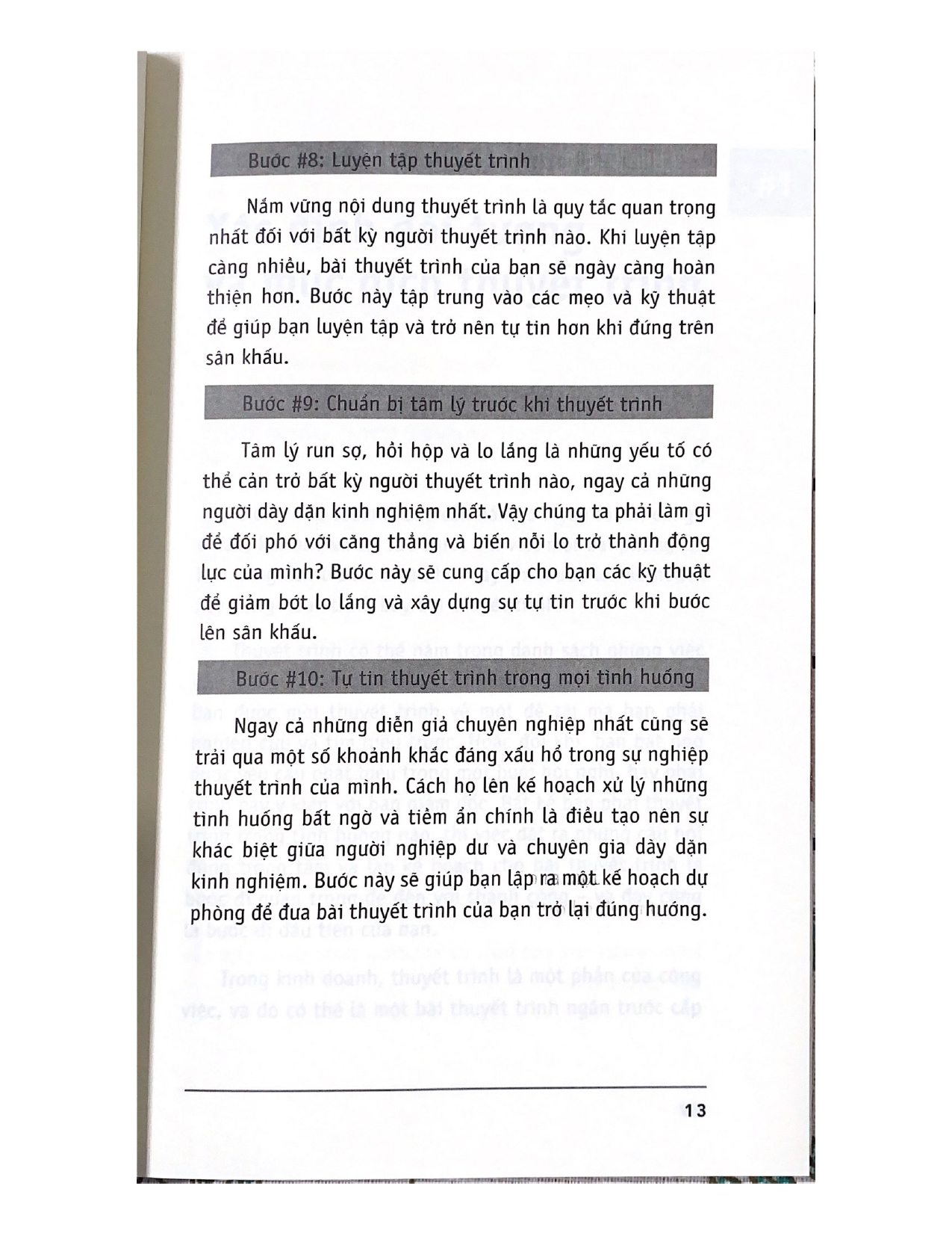 Sách 10 Bước Thực Hành Trở Thành Chuyên Gia Thuyết Trình