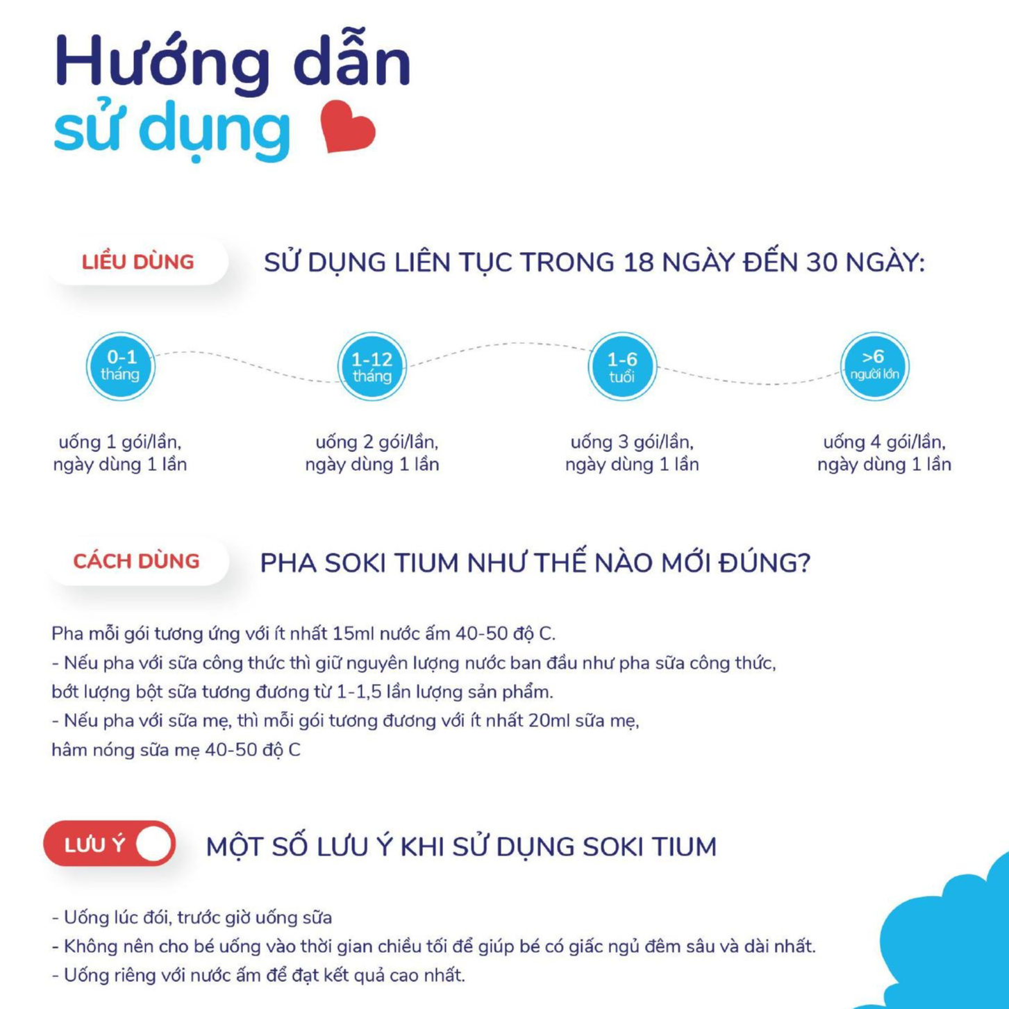 Bộ đôi ngủ ngon và bổ sung vitamin D3, DHA cho bé Soki Tium (3 hộp) + Soki D3 DHA (1 hộp)