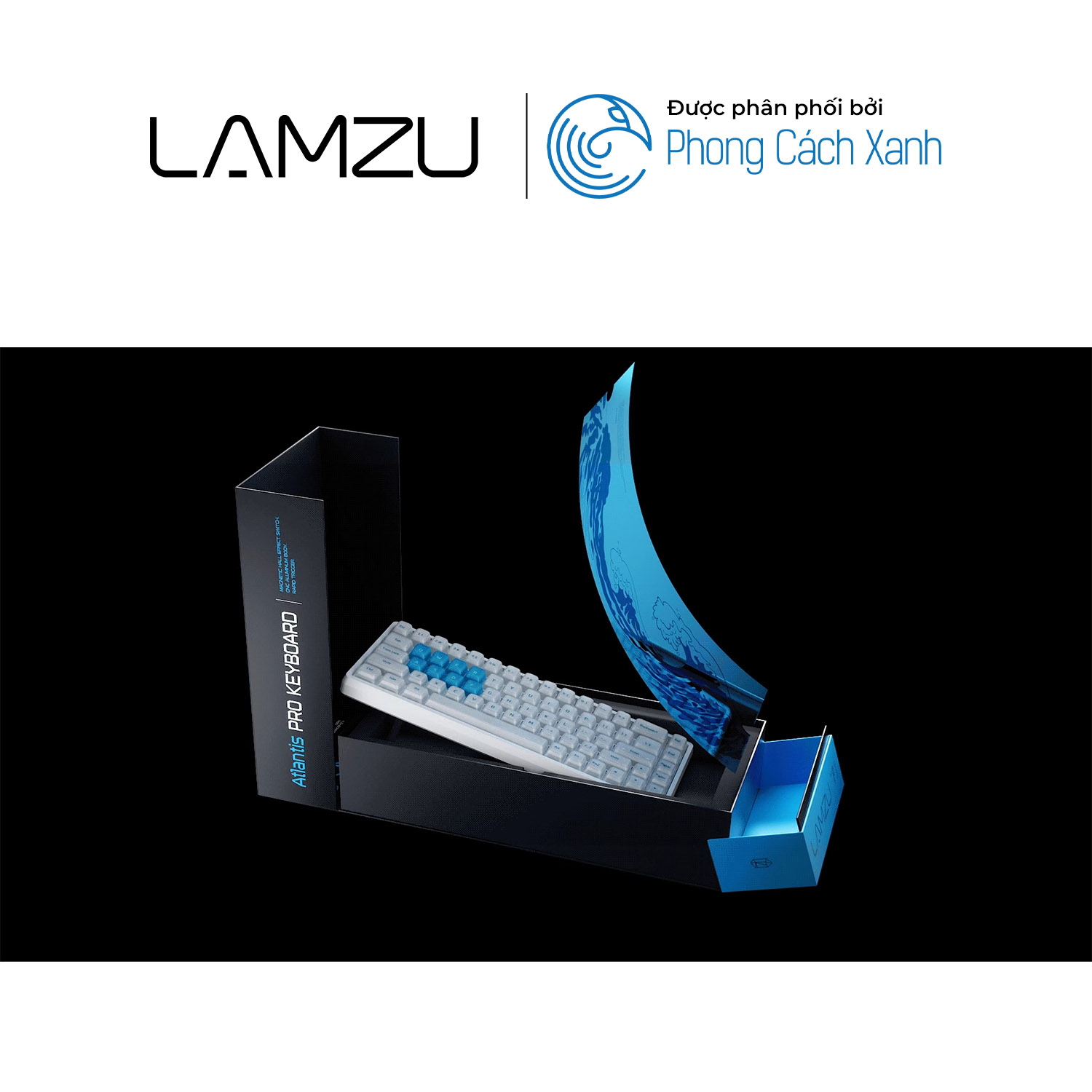 Hình ảnh Bàn phím từ Lamzu Atlantis Pro Keyboard - Hỗ trợ Rapid Trigger - Hàng Chính Hãng
