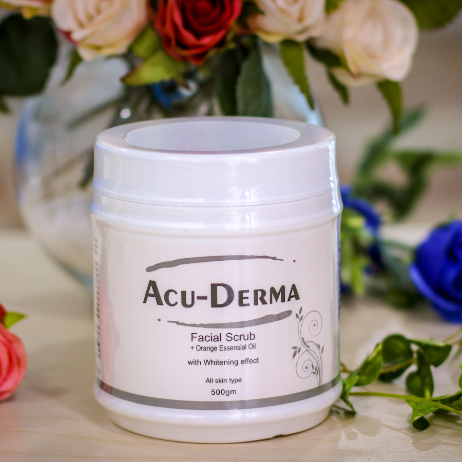 Kem tẩy tế bào chết cao cấp làm trắng sáng da chuyên dùng cho Spa Acu-derma (500g)