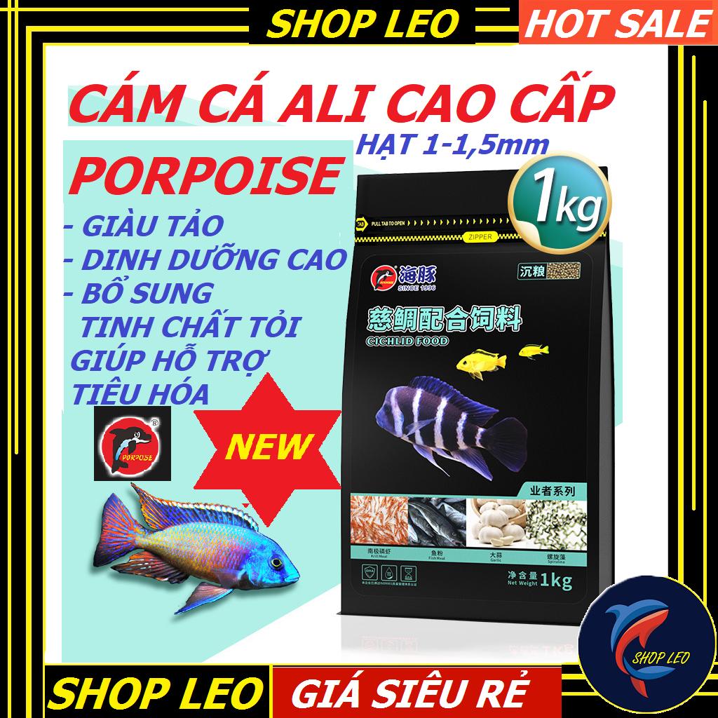 Thức ăn cá ali PORPOISE- Cám cá ali cao cấp - dành cho các dòng cichlids, cá nam mỹ -thức ăn cá cảnh-shopleo