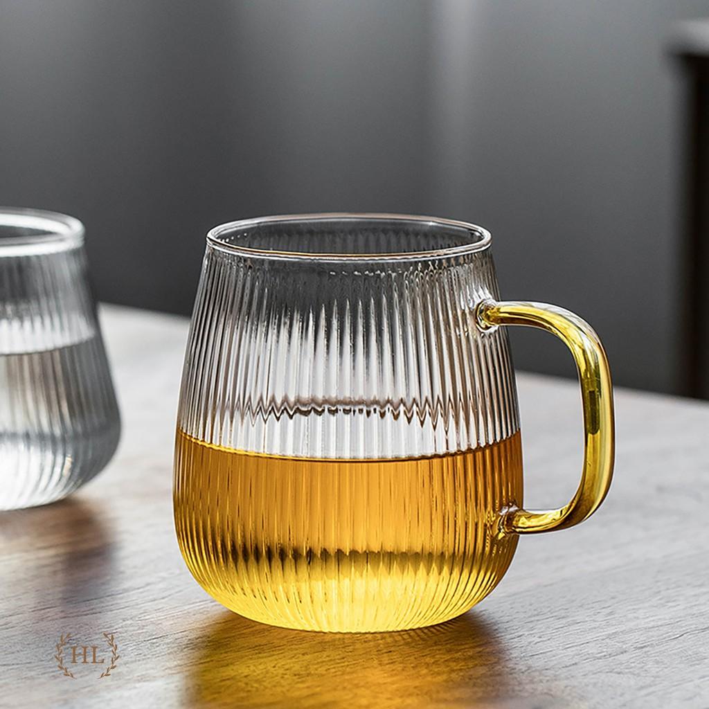THỦY TINH BOROSILICATE SIÊU NHẸ - CHỊU NHIỆT - CƯỜNG LỰC | Bình cốc thuỷ tinh phong cách NORDIC kẻ sọc