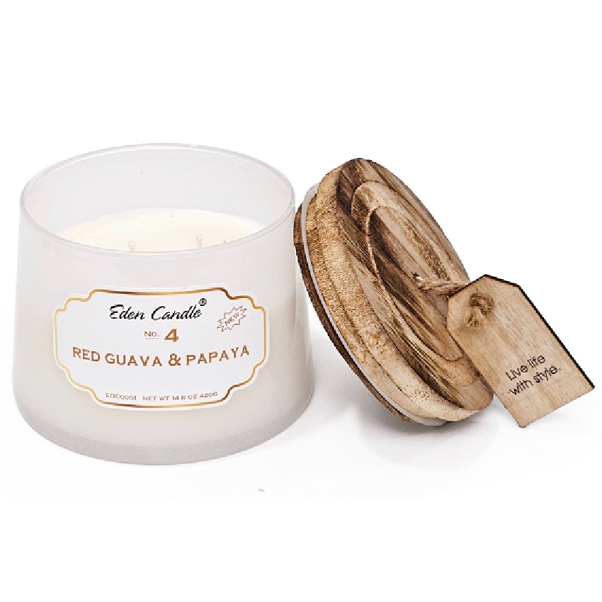 [BST Đủ mùi hương Size 420gr] Nến thơm Eden Candle FTRAMART EDC0001, Trang trí và làm thơm phòng
