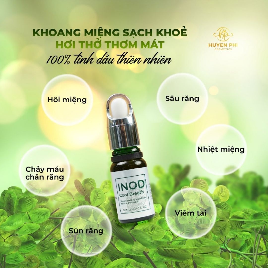 Tinh Dầu Hôi Miệng Huyền Phi INOD COOL BREATH - Sạch Hôi miệng - Dứt Điểm Vấn Đề Răng Miệng