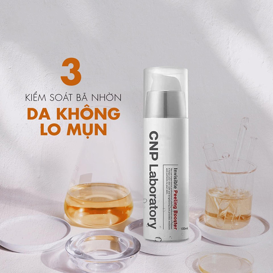 Gel tẩy tế bào chết thế hệ mới với PHA cải thiện da trong 7 ngày CNP Laboratory Invisible Peeling Booster 100ml