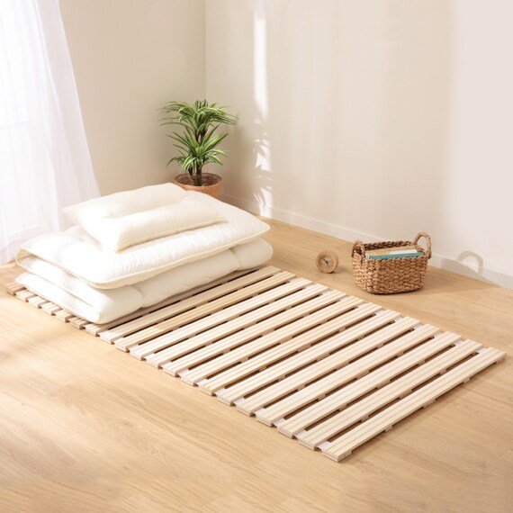 Giường pallet gỗ cuộn, gấp gọn, hàng xuất khẩu, chắc chắn, dễ dàng sử dụng