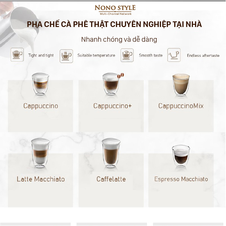 Máy Pha Cà Phê Espresso GEVI - Hàng Chính Hãng