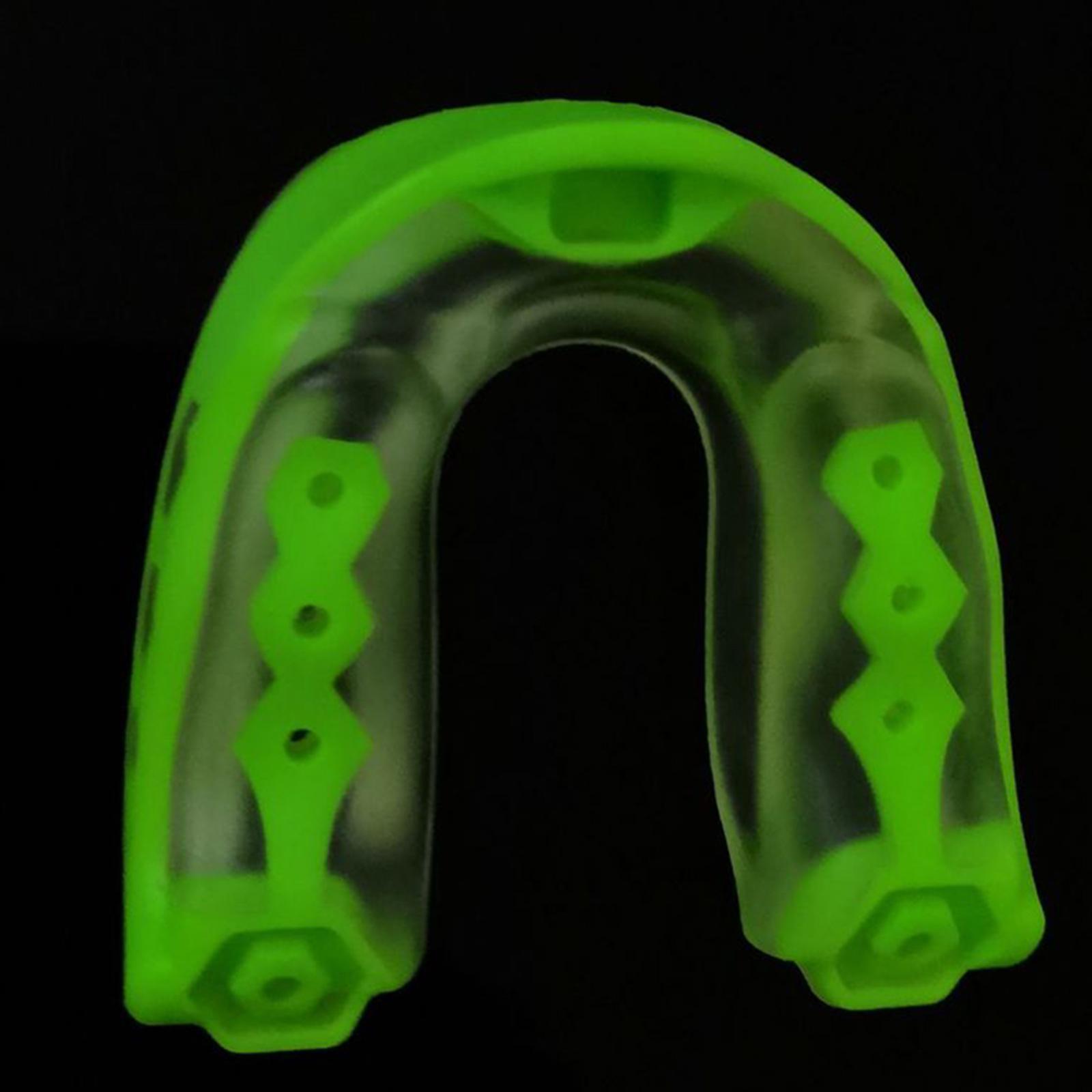 Mouth Guard Gum Basketball Boxing MMA for Adult Youth Green