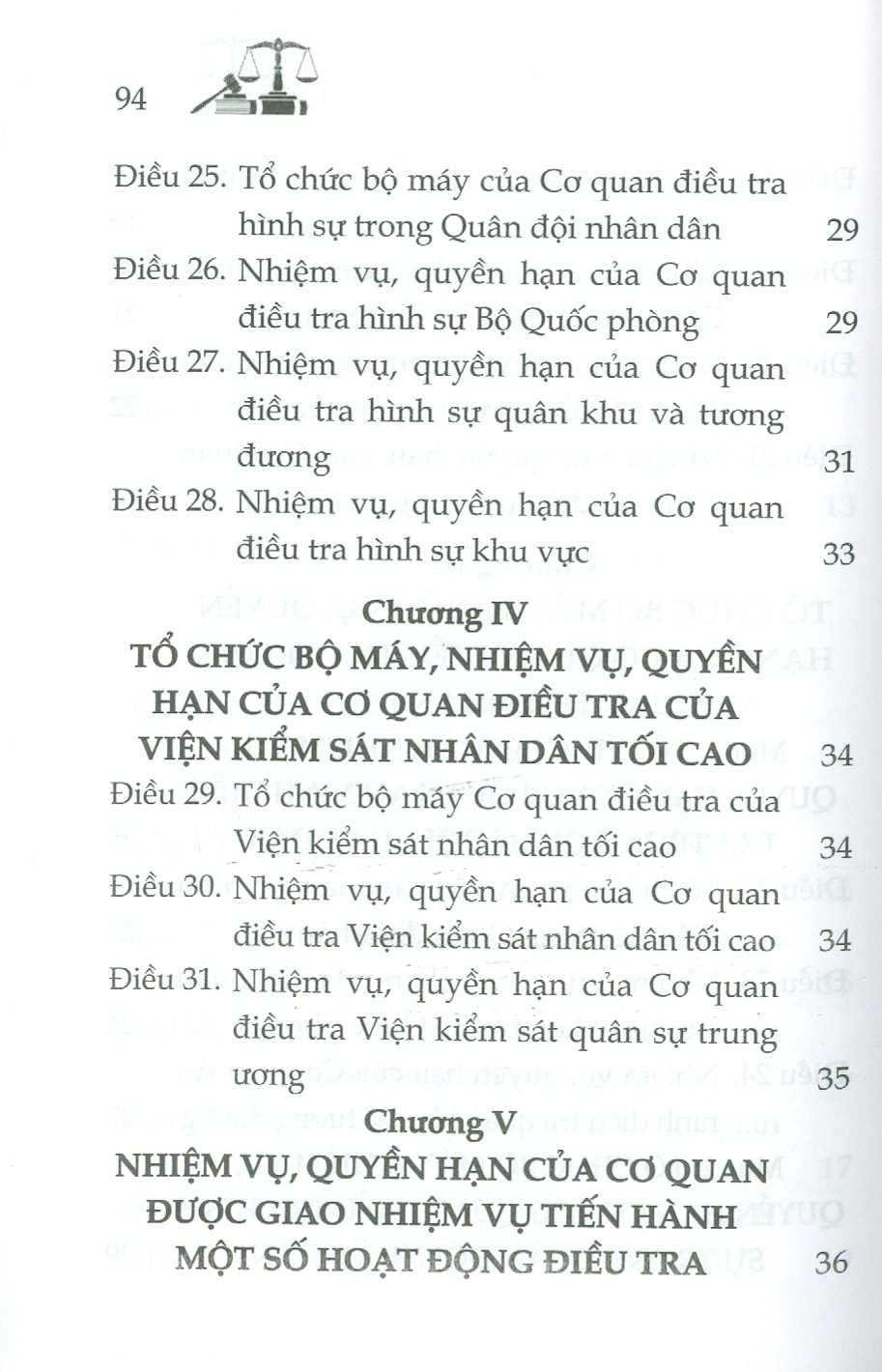 Luật Tổ Chức Cơ Quan Điều Tra Hình Sự