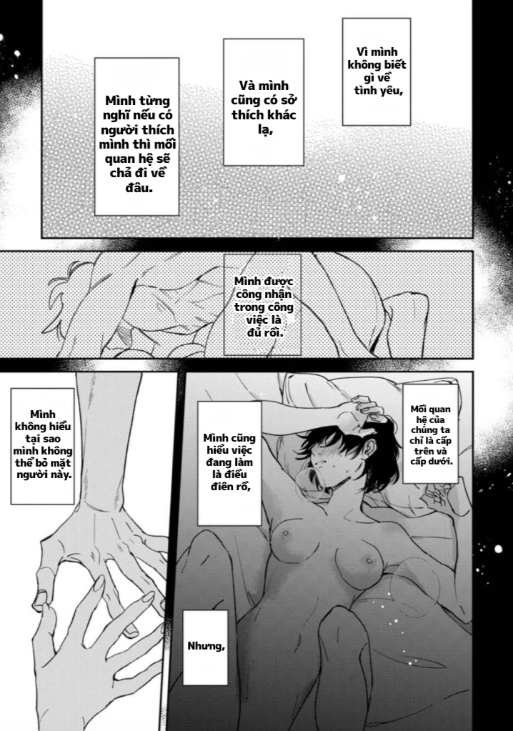 tôi không thể chỉ biết yêu thôi - cấp trên hay soi mói và cấp dưới nghiện mùi chapter 1 3
