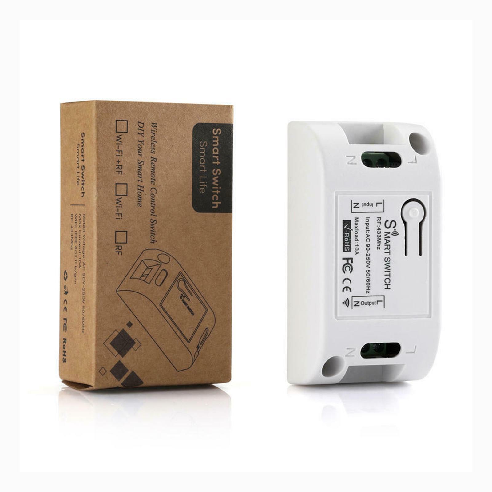 Wireless WiFi Smart Switch Universal Breaker Remote Control Home Appliances