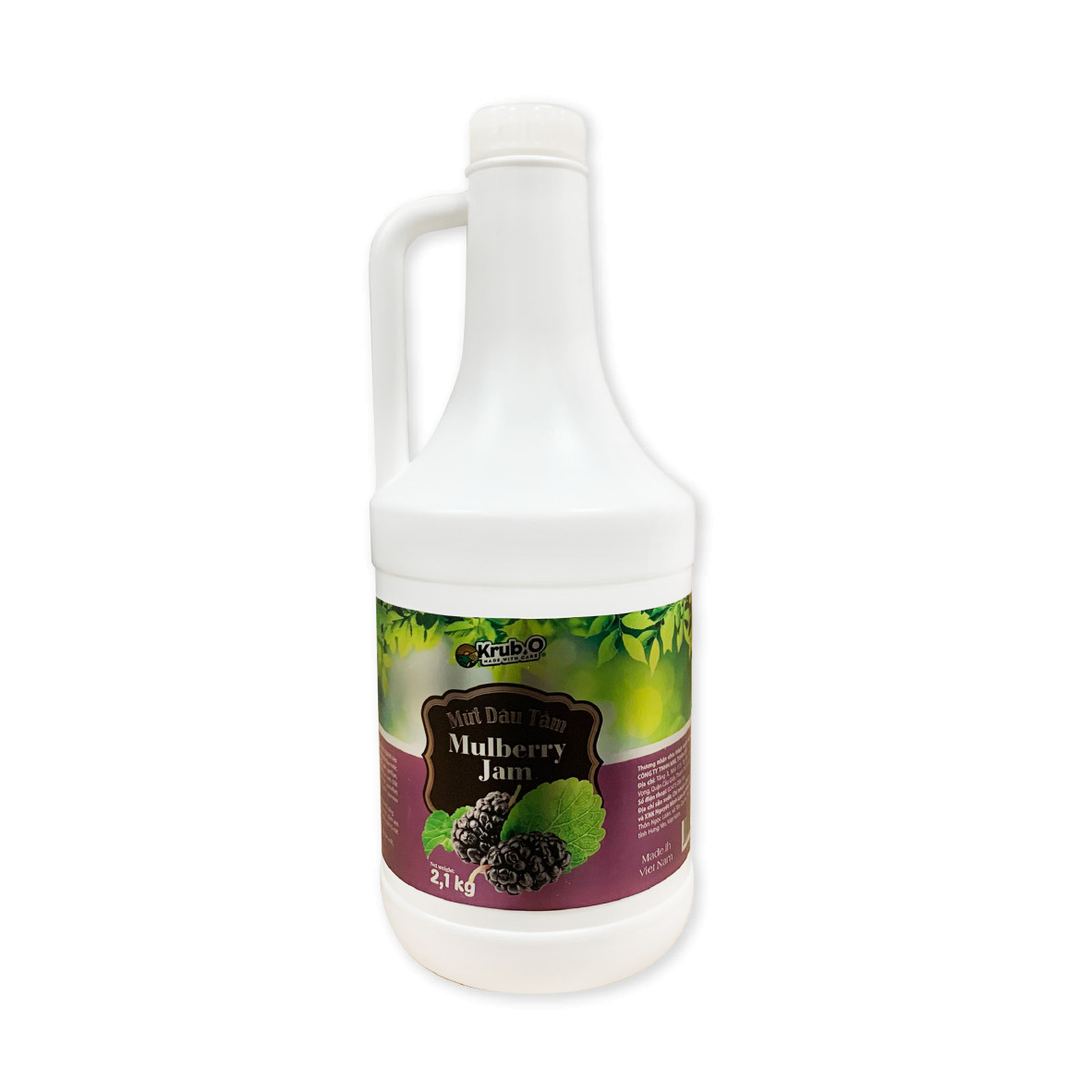 Mứt Dâu Tằm Krub.O Can 2.1kg