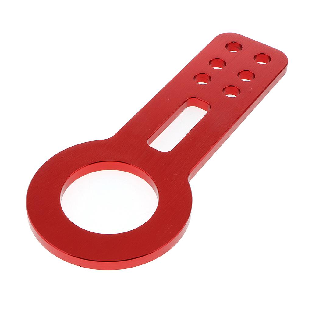 Aluminum Alloy Racing Tow Hook Rear Towing Bar Hook for Car Truck SUV Red