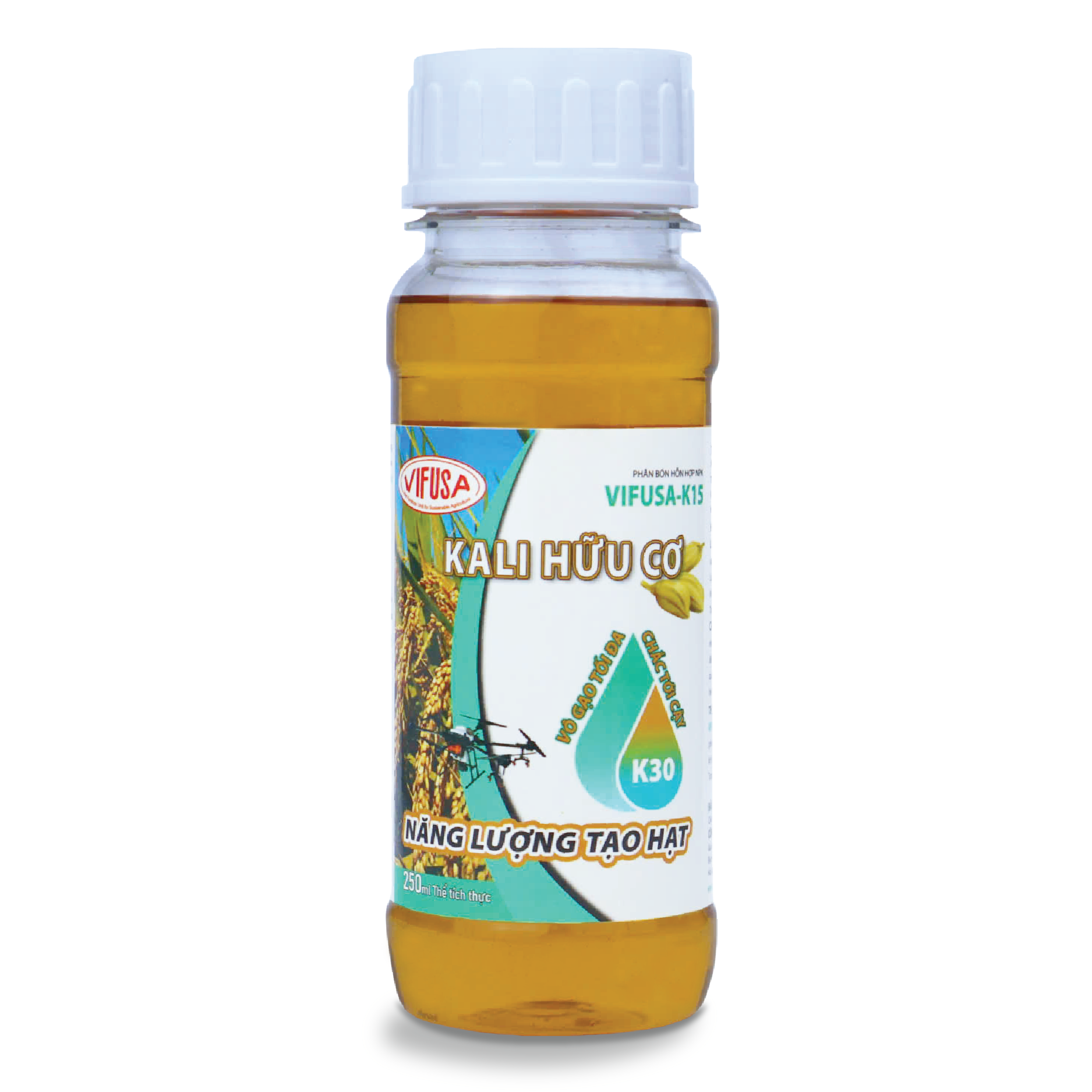 VIFUSA-K15 - Phân bón Kali hữu cơ chai 250ml