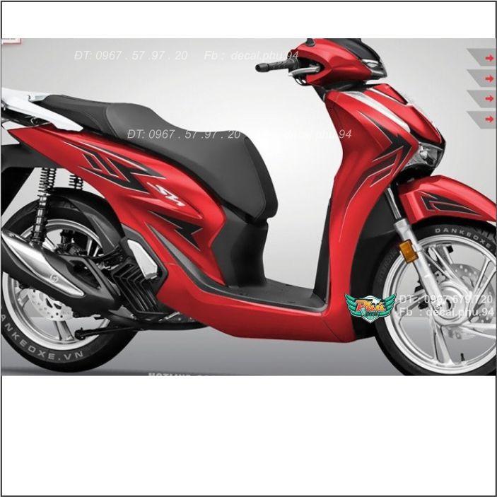 Tem Rời SH 2020 Chỉ đen xe đỏ