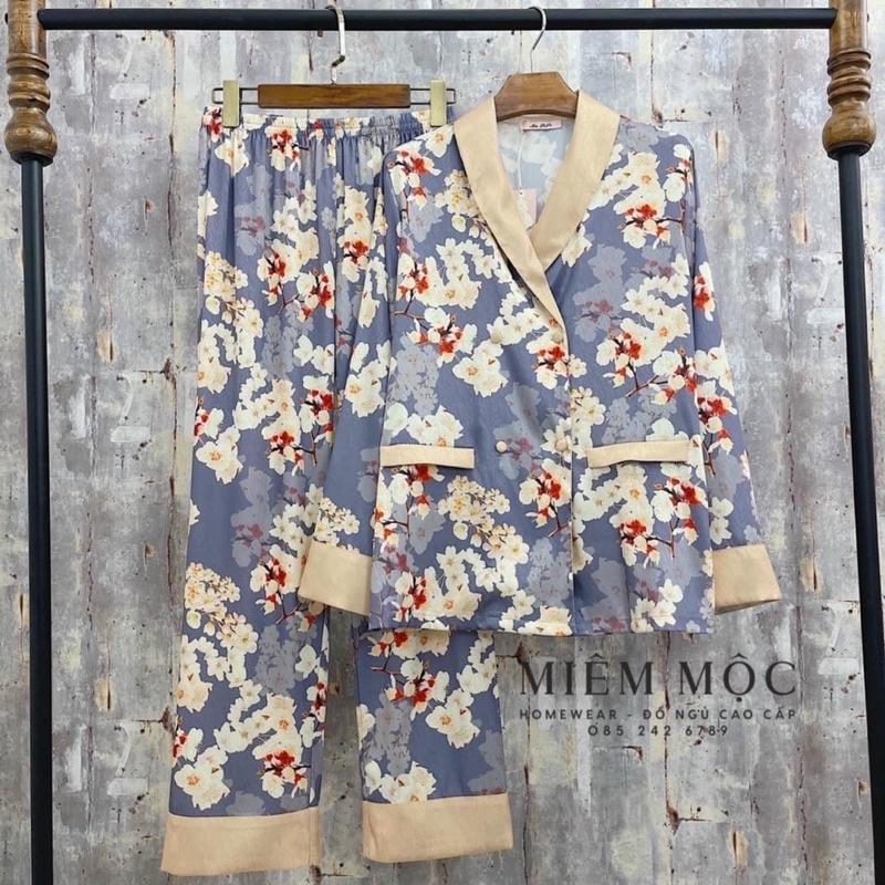 Bộ Pyjama QC siêu hot cổ vét độc lạ sang chảnh