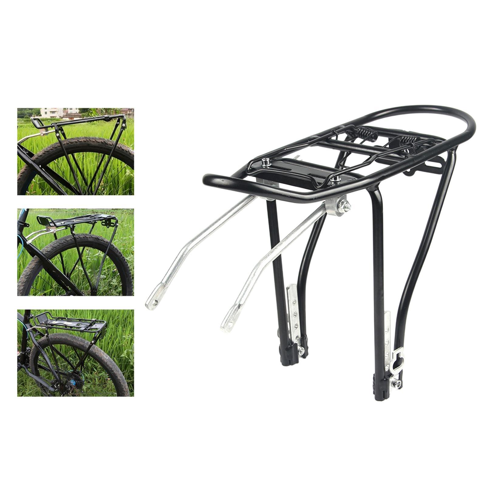 Aluminum Alloy Bicycle Rear Cargo Rack Shelf Suitable for 14"16"18"20" Cycle Travel Carrying Parts, Bike Rear Rack Bicycle Accessories
