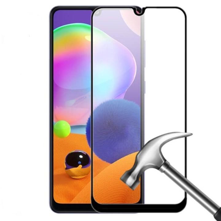 Kính Cường Lực Dành Cho Điện Thoại Samsung Galaxy A31 9D Full Keo Full Màn - Màu Đen