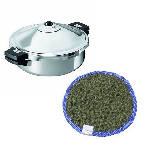 Set 2 Cái Đế Lót Nồi Lót Chảo Vải Bố 22Cm Cách Nhiệt Loại Tốt